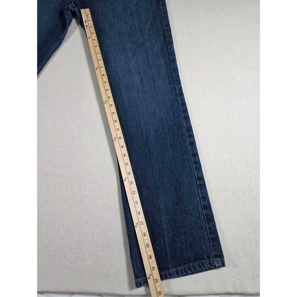 Cinch Mens Jeans 36x34 Silver Label Blue Straight Leg Western Denim Jeans Work - Picture 9 of 10